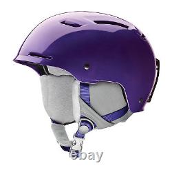 Smith Ski Helmet Snowboard Helmet Pivot Jr Purple Plain Colour Ear Cushion