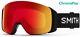 Smithoptics 4d Mag Snowmobile Goggles Black Frame/photochromic Red Scratched