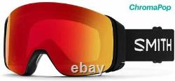 SmithOptics 4D MAG Snowmobile Goggles Black Frame/Photochromic Red SCRATCHED