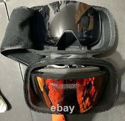 SmithOptics 4D MAG Snowmobile Goggles Black Frame/Photochromic Red SCRATCHED