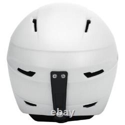 Snowboard Helmet with Detachable Earmuff Skiing Helmet with Goggle Fixed Strap
