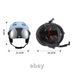 Snowboard helmet with ski goggles, helmet and ski goggles