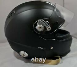 Sparco WTX-5H Helmet Matt Black (HANS) Size Medium (57cm-59cm) FREE P&P
