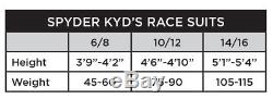 Spyder Boys Performance Gs Race Suit Polar Volcano White Kids 6-8 (3'9-4'2)