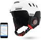 Swagtron Snowtide Bluetooth Ski Snowboard Helmet With Audio Sos Alert Mid-sized