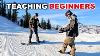 Teaching Complete Beginners How To Snowboard