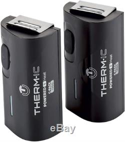 Thermic T44-0201-100 Set Heat Flat Insoles C-Pack Batteries 1300 Black, One
