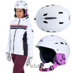 Trespass Womens Ski Helmet Snowboarding Adjustable Vents Goggle Clip Davenport