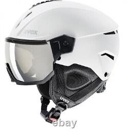 UVEX Instinct Visor Ski Helmet Snowboard Helmet White Black Mat S566260