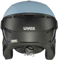 UVEX Instinct Visor Ski/Snowboard Helmet Glacier&Black Unisex 59-61cm with Fault