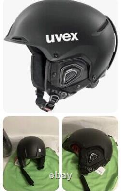 UVEX JAKK+ IAS Ski Helmet Snowboard Winter Sport Unisex Matt Black Size 52-55cm