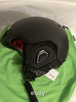 UVEX JAKK+ IAS Ski Helmet Snowboard Winter Sport Unisex Matt Black Size 52-55cm