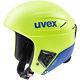 Uvex Race + Plus Ski Snowboard Racing Helmet Lime Cobalt 58 59 Cm Fis Approved