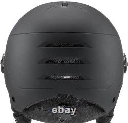 UVEX Wanted Visor Ski Helmet Snowboard Helmet Black Mat S566262