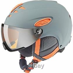 UVEX hlmt 300 visor Skihelm grau/orange