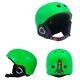 Ultralight Ski Snowboard Helmet Men Women Youth With Detachable Earmuff Green