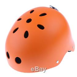 Ultralight Ski Snowboard Helmet Men Women Youth with Detachable Earmuff Orange
