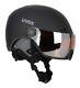 Uvex 400 Visor Style Ski Helmet Size 53 58cm Cat 2 All Round Lens Black