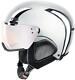 Uvex Adult 500 Visor Ski Helmet, Chrome Silver, 52-55 Cm