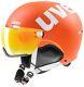 Uvex Hlmt 500 Visor Orange Mat Skihelm Snowboardhelm Visier Tourenhelm