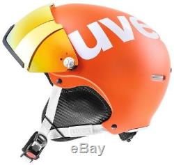 Uvex HLMT 500 Visor orange mat Skihelm Snowboardhelm Visier Tourenhelm