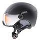 Uvex Hlmt 400 Visor Style 2018 Ski Snowboard Helmet 58-61cm Black Mat