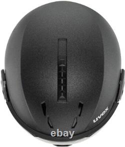 Uvex Instinct Visor Ski/Snowboard Helmet Black Matt 53-56cm