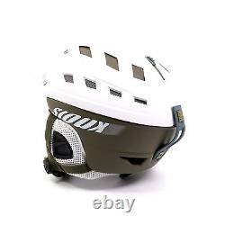 Uvex Sioux, ski helmet snowboard helmet, S566122910, khaki/white size 51-55 cm