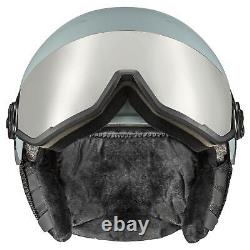 Uvex Wanted Glacier Rhino Matte Ski & Snowboard Helmet Visor S56626260