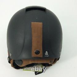 Zai Capalina Mens XL XXL 60-62 CM Black Ski Snowboard Snow Helmet Rrp £535 E