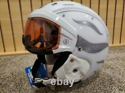 Bogner Ski Helmet B-visor Flames White L (58-62cm)