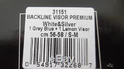 Bolle Backline Visière Premium Casque De Ski Soft White / Argent 56-58