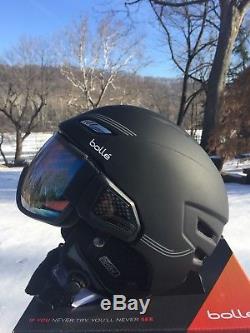 Bolle Osmoz Ski Snowboard Helmet & Visor Googles Noir M54-58cm Neuf Dans La Boîte