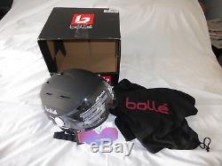 Bolle Snow Helmet Backline Premium Premium Soft Black & White Avec Modulator Nouveau