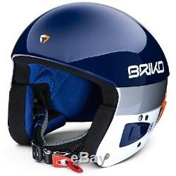 Briko Vulcano Fis 6.8 Casque De Ski Blue Sky Blanc