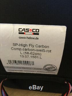 Casco Sp-high Fly Carbon Barre Skispringer, Größe L (58-62 Cm)