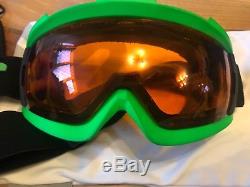 Casque De Ski De Snowboard Ruroc Rg1-dx Viper Black Green L XL