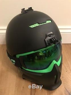 Casque De Ski De Snowboard Ruroc Rg1-dx Viper Black Green L XL
