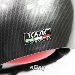 Casque De Ski Kask Elite Pro Carbon Red Photochromic She00020.271 Taille 58 M