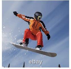 Casque De Ski Zacro, Ce Et Astm Certifié Casque De Snowboard Thrasher Réglable M