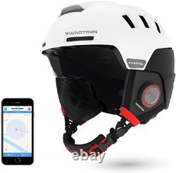 Casque De Snowboard Swagtron Snowtide Bluetooth Avec Alerte Audio Sos De Taille Moyenne