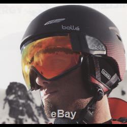 Casque Snowboard Bolle Ski Avec Visière Googles Noir M 53-56cm Nouveauté Dans La Boîte 300 $