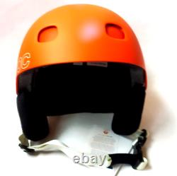 Casque d'hiver pour les sports de glisse, taille XL 57/58 cm, orange fer, avec récepteur POC pour bug de snowboard