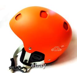 Casque d'hiver pour les sports de glisse, taille XL 57/58 cm, orange fer, avec récepteur POC pour bug de snowboard