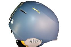 Casque de ski ALPINA Maroi JR bleu taille 51 54 Casque de snowboard R8 avec motif tourbillon