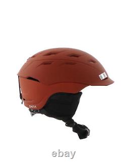 Casque de ski Smith Casque de snowboard Variance Braun Couleur unie Coussin d'oreille