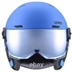 Casque de ski avec visière Uvex Rocket jr 54-58cm Bleu mat Snowboard