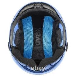 Casque de ski avec visière Uvex Rocket jr 54-58cm Bleu mat Snowboard