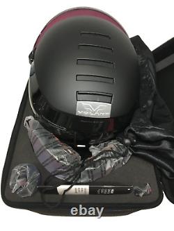 Casque de ski d'hiver avec visière et taille plus HD PLUS, taille M= 55-59 cm de tour de tête