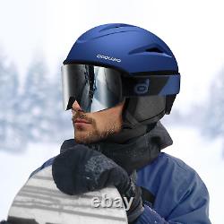 Casque de ski et ensemble de lunettes de ski Odoland - nouveau casque de snowboard avec lunettes de snowboard pour femmes.